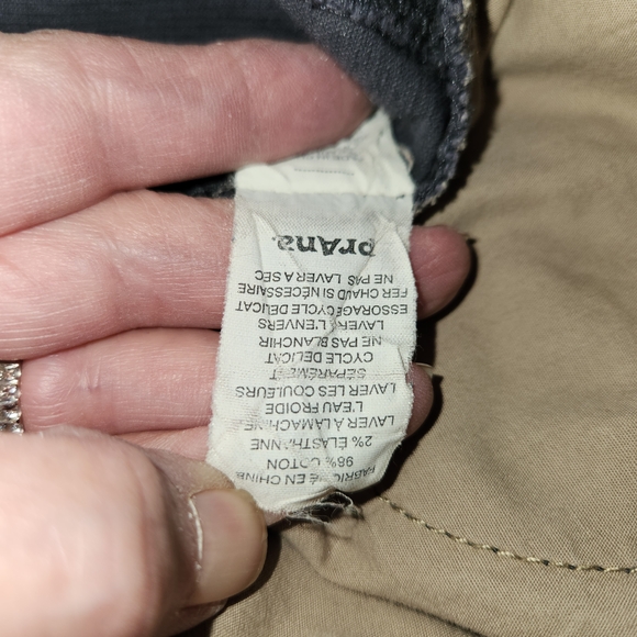 Prana Men's Gray Corduroy Classic Five Pocket Style Pants Size 32X32 Straight - Picture 10 of 11